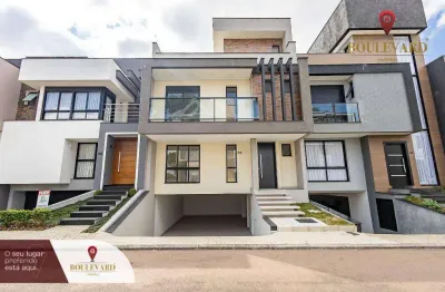 Casa no residencial boulevard provence com 4 dormitórios à venda, 229 m² por r$ 1.530.000 - pinherinho - curitiba/pr