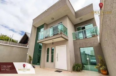 Sobrado com 3 dormitórios à venda, 112 m² por r$ 749.000,00 - cajuru - curitiba/pr