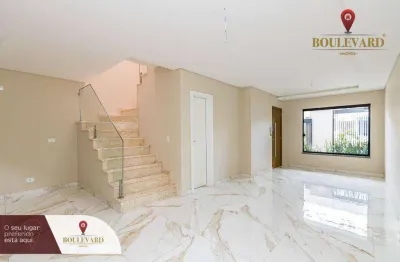 Sobrado de rua com 3 dormitórios à venda, 113 m² por r$ 749.000 - boqueirão - curitiba/pr