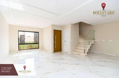 Sobrado no residencial petrus com 3 dormitórios à venda, 134 m² por r$ 926.049 - jardim das américas - curitiba/pr