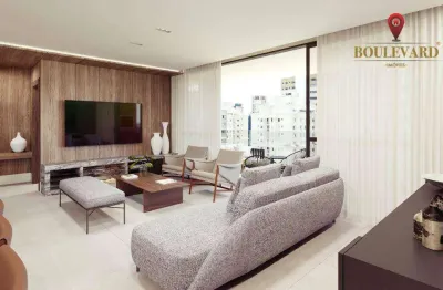 Apartamento no greca tower com 3 suítes à venda, 155 m² por r$ 2.750.000 - água verde - curitiba/pr