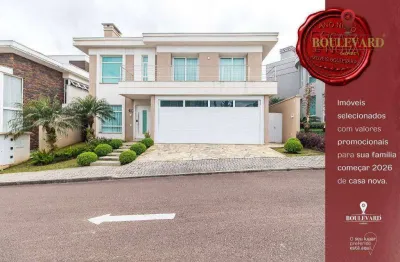 Casa no boulevard excellence com 3 dormitórios à venda, 336 m² por r$ 3.552.000 - uberaba - curitiba/pr