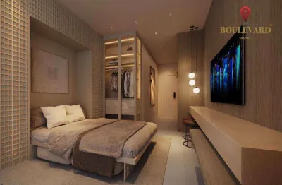 Studio no aya residences amintas, com 1 dormitório à venda, 26 m² por r$ 387.272 - alto da rua xv - curitiba/pr