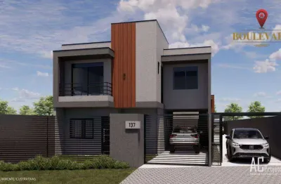 Sobrado em condomínio fechado com 3 dormitórios à venda, 101 m² por r$ 650.000 - uberaba - curitiba/pr