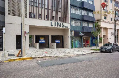 Studio mobiliado no edifício lins com 1 dormitório à venda, 24 m² por r$ 419.871 - centro - curitiba/pr