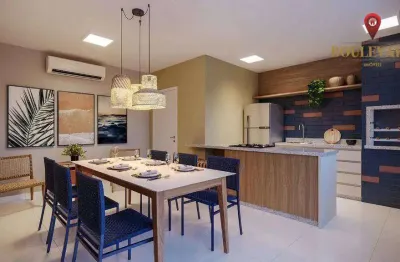 Apartamento com 2 dormitórios à venda, 51 m² por r$ 511.587,76 - morada do sol beach club - construtora rogga