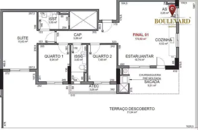 Apartamento com 3 dormitórios à venda em penha/sc, 173 m², por r$1.475.830,60 - landscape home club - construtora rogga