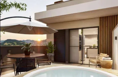 Cobertura no navi garcia com 3 dormitórios à venda, 93 m² por r$ 1.020.288 - boqueirão - curitiba/pr