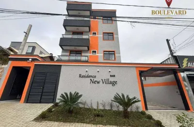 Apartamento no new village com 3 dormitórios à venda, 70 m² por r$ 435.000 - afonso pena - são josé dos pinhais/pr
