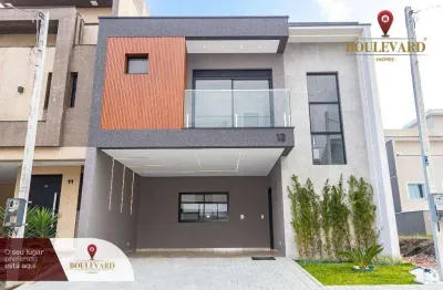 Sobrado no residencial foggiato com 3 dormitórios à venda em são josé dos pinhais/pr, 144 m², por r$ 929.000,00 - residencial foggiatto