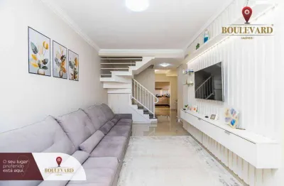 Sobrado de rua com quintal e 3 dormitórios à venda, 147 m² por r$ 860.000 - cruzeiro - são josé dos pinhais/pr