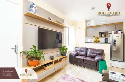 Apartamento no residencial montana com 2 dormitórios à venda, 40 m² por r$ 210.000 - cachoeira - almirante tamandaré/pr