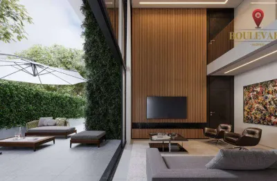 Apartamento garden com 3 dormitórios à venda em curitiba/pr, 342 m² por r$ 4.877.500 - lagom jardim - deo construtora