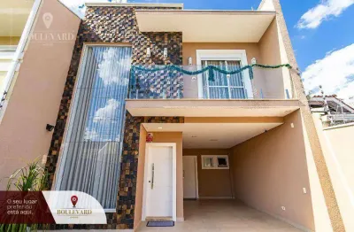 Sobrado mobiliado com 3 dormitórios à venda, 210 m² por r$ 1.890.000 - pineville - pinhais/pr