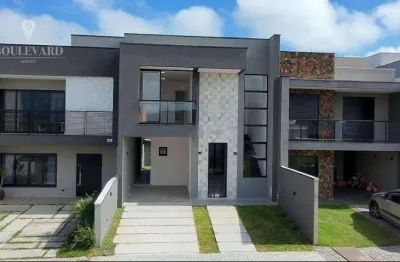 Sobrado com 03 dormitórios à venda no condomínio Galileia, 128 m² por R$ 799.000 - São José dos Pinhais/PR