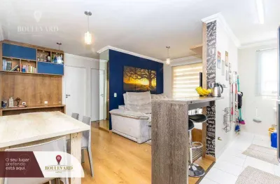 Apartamento Garden no Residencial Parque Europa com 2 dormitórios à venda, 46 m² por R$ 320.000 - Costeira - Araucária/PR