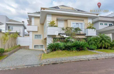 Casa no boulevard excellence, com 5 dormitórios à venda, 491 m² por r$ 3.584.300 - uberaba - curitiba/pr
