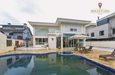 Casa bem localizada e iluminada com 5 dormitórios à venda, 612 m² por r$ 4.900.000 - jardim das américas - curitiba/pr