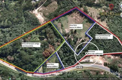 Terreno à venda, 86000 m² por r$ 10.000.000,00 - colônia antônio prado - almirante tamandaré/pr
