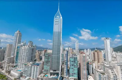 Balneário camboriú, ed titanium tower 34°andar,  4 suítes, 4 salas, 4 vagas, à venda, centro, sc