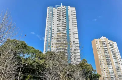 Ecoville, apto conceito aberto, 22º andar, desocupado, mobiliado, 180m²de área privativa, 3 suítes,