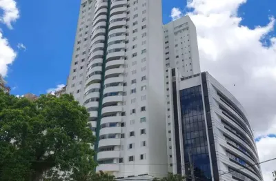Centro cívico, apto ed. solar da nogueira, desocupado, de frente para praça, 4 qtos, 2 suítes, 1 va