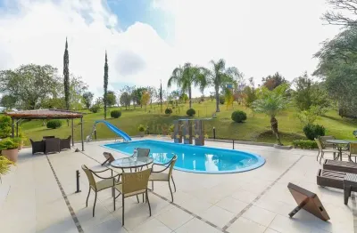 Campo largo, chácara de luxo 145.000m², 4 quartos, 2 suítes, à 2km do fórum, à venda, jardim flores