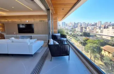 Água verde, apartamento novo, totalmente mobiliado, acabamentos de luxo, 3 suítes e 3 vagas.