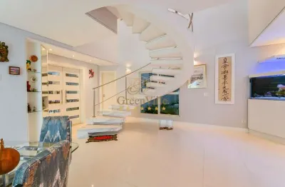 Bacacheri, maravilhosa casa a venda ,2 salas, escritório, 3 dormitórios, 3 suites, 1 lavabo, 5 banh