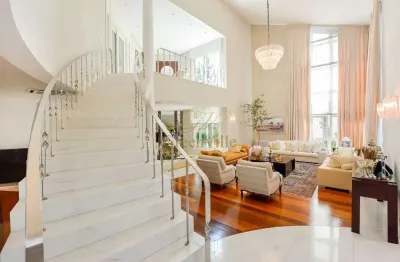 Jardim social, mansão com elevador, 1.260m², mobiliada, 4 suítes, 10 vagas, à venda, curitiba, pr