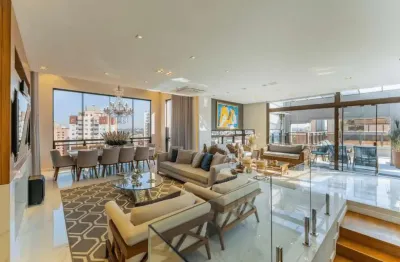 Cabral , cobertura duplex  ed. chácara marumbi, 394m²,  4 suítes, 3 vagas livre, adega, terraço, es