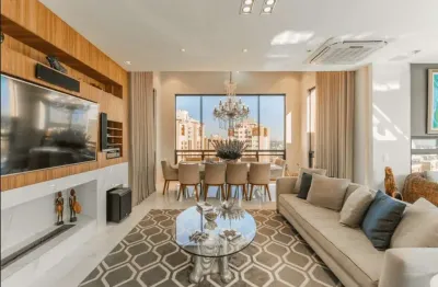 Cabral , cobertura duplex  ed. chácara marumbi, 394m²,  4 suítes, 3 vagas livre, adega, terraço, es