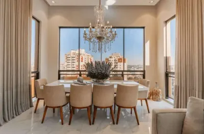 Cabral , cobertura duplex ed. chácara marumbi, 394m², 4 suítes, 3 vagas livre, adega, terraço, espa