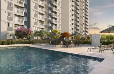 Lindo apartamento de 1 e 2 quartos com lazer completo,varanda e vaga  em olaria - rj