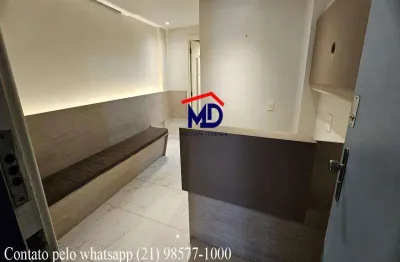 Botafogo medical center, alto padrão, r da. mariana, sala de 50 m², acabamento top!