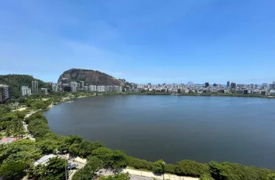 Vendo com deslumbrante vista panorâmica apartamento de 3 quartos com suite e vaga, na lagoa rio de janeiro rj