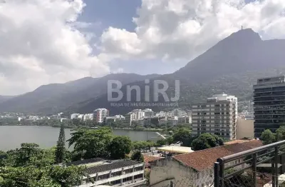 Sensacional cobertura duplex de 324m2, 4 quartos, 2 suite, 2 vagas, na lagoa - rio de janeiro - rj