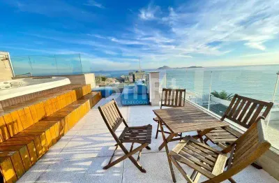 Ipanema! francisco otaviano. linda cobertura triplex. 2 quartos suíte . jacuzzi . churrasqueira . 144 m2. 2 vagas. vista maravilhosa por do sol !!!