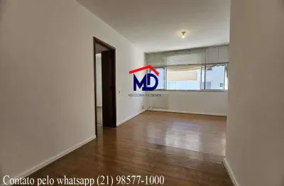 Leblon, 3 quartos (atual 2 qtos) reformado, 1 vaga, portaria 24 horas  , muito claro e ventilado