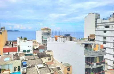 Cobertura com 5 quartos, vista mar, 320m² - ipanema