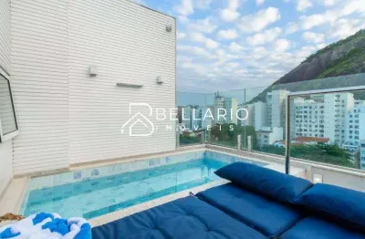 Cobertura triplex reformada à venda por r$ 2.180.000 - copacabana - rio de janeiro/rj