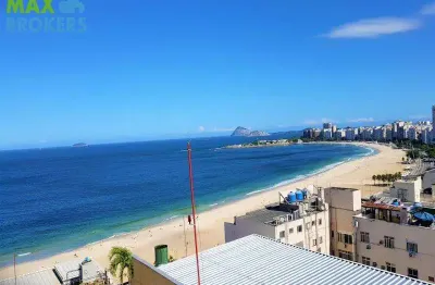 Cobertura à venda em copacabana, vista panorâmica, 4 quartos, suíte, 3 vagas