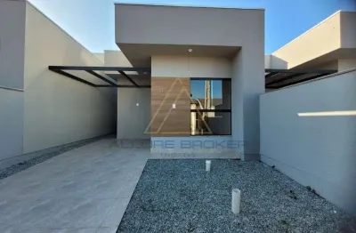 Casa nova, pronta para morar, 2 dormitórios, sendo 1 suíte, vila nova, barra velha-sc.