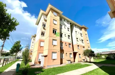 Apartamento à venda em porto alegre-rs, bairro restinga: 2 quartos, 2 salas, 1 banheiro, garagem, 48m². imperdível!