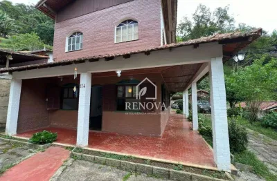 Casa com 3 quartos, 181 m² - venda por r$ 800.000 ou aluguel por r$ 3.190/mês - albuquerque - teresópolis/rj
