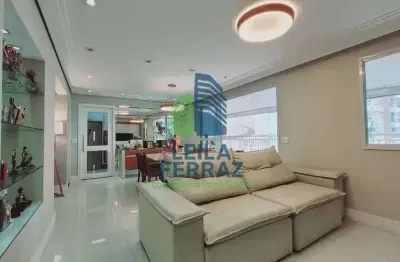 Lindo estilo tatuapé de 127m² com 3 suítes e 2 vagas - ao lado do metrô carrão