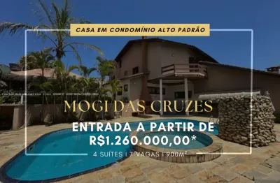 Casa para venda no condomínio aruã  - mogi das cruzes - sp