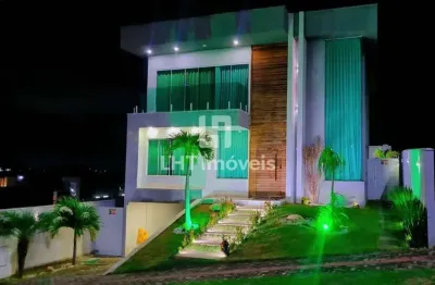 Linda casa  alto padrão no condomínio solaris com 6 quartos, cajueiros (itaipuaçu) - maricá