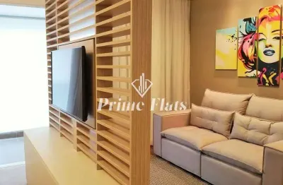 Flat disponível para locação no bhd brooklin, com 49m², 1 dormitório e 1 vaga de garagem