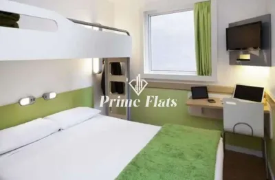 Flat disponível para venda no hotel íbis budget paulista, com 12m², 1 dormitório e 1 vaga
